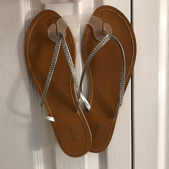 diamond studded flip flops